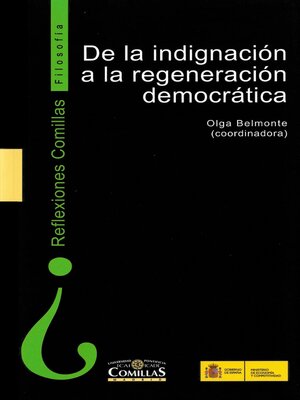 cover image of De la indignación a la regeneración democrática